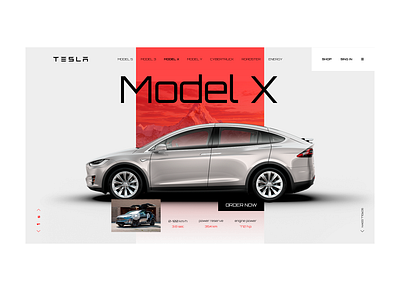 Tesla Model X design illustration tesla web