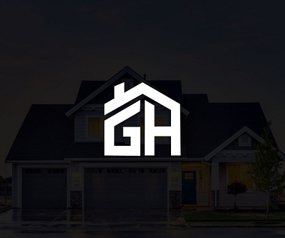 gh real estate logo broker g logo gh gh logo h logo home logo house logo logodesign luxury home mortgage logo property real estate logo realtor roof logo