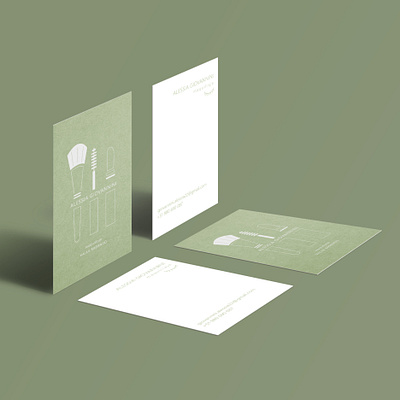 Business Cards // Makeup artist brand identity branding branding concept branding design business card design businesscard