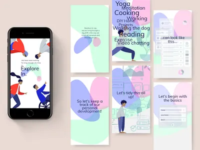 Explore App app app concept app design explore lockdown ui design uidesign