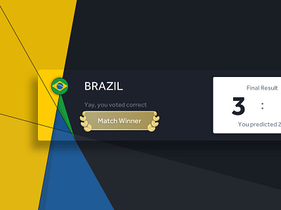 World Cup 2018 - scoreboard (Archive) design ui web