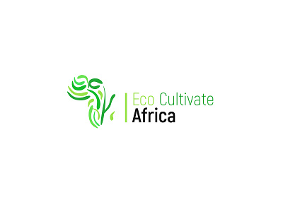 Eco Cultivate Africa Logo africa cutivate ecology logo logo design