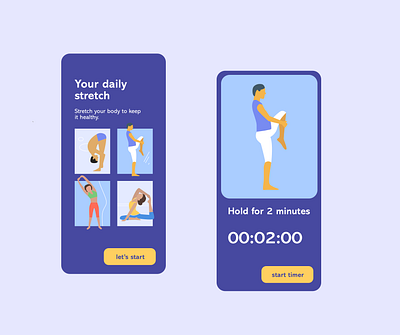 Stretch App creative dailyui design graphics ui ux