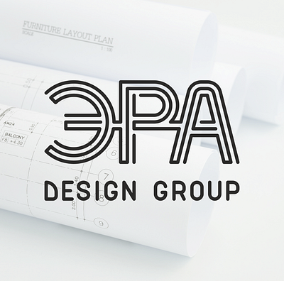 ЭРА DG Logo brand lined logo logo logo design