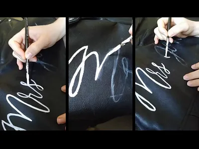 Custom leather jacket lettering painting process calligraphy clothes clothing clothing design clothing label custom drawing hand drawn hand drawn type hand drawn typography jacket jackets jaquet leather lettering letters painting process wip work in progress