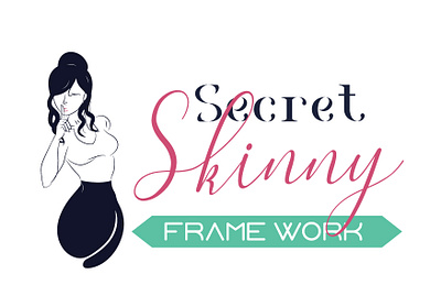 Secret Skinny Logo graphic design icon logo design vector