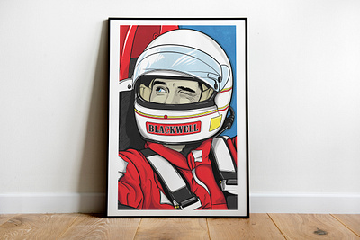 F1 Inspired Poster Illustration design illustration minimal poster retro vector wallart