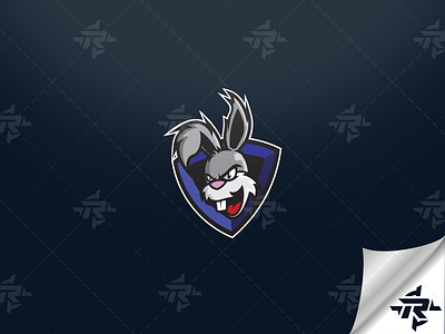 Rabbid Mascot Logo Concept branding design illustration logo vector