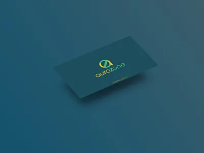 Business Card Design - Aurozone brand brand design branding branding design business card businesscard design elegant gold green logo logo design logodesign webdesign
