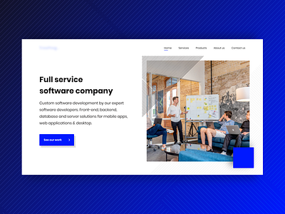 A software company hero section app design clean design hero hero section home landing page ui ui ux ui design uidesign uiux ux ux ui ux design uxdesign uxui web web design website