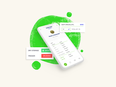 CrunchTime! product illustrations brand design illustration interface product ui web