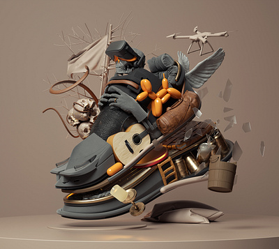 Sneakers 3d adobe art cinema4d design graphic design illustration inspiration modern octane