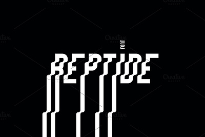 REPTIDE Family Font black letter design display font font font design font display font family fonts fonts collection geometry geometry font geometry fonts geometry typeface geometry wave typeface glitch letter minimal typography wavy font wavy typeface