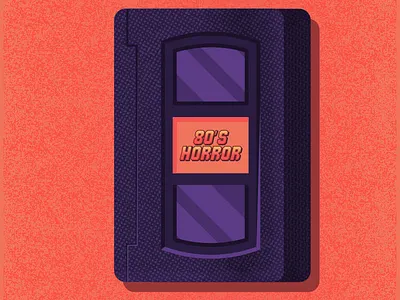 80's Horror horror retro tape