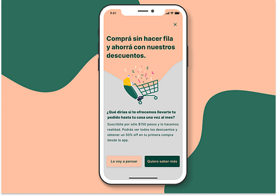 Supermarket subscription argentina design figma illustration iphone market shop uidesign user interface ux ux writing vector illustration writing