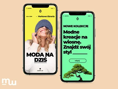 Ubieralnia - Web Design brand design branding design mobile mobile design web webdesign