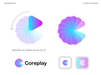 coreplay | modern media-player-logo | letter-c-logo | branding app icon branding branding design letter c logo logo logo design logodesign media player minimalist