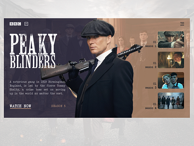 Peaky Blinders (waiting for 6 season) concept design films peaky blinders serials shelby ui