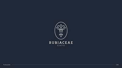 Rubiaceae Logo Design branding cafe cafe logo coffee icon logo logo design logofolio