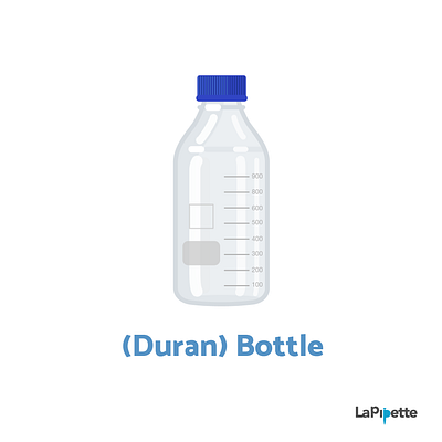 Week4 - Duran Bottle biology flat illustration illustration laboratory sciart scicomm science vector