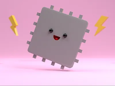 CPU 3d blender illustration render