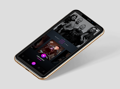 Mixhalo Concept app design interactive interface mixhalo music play streaming ui