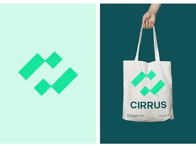 Cirrus - Visual Identity Design ads b2b bank billboard brand brand application branding digital marketing finance fintech illustrations investment logo mockups patterns print shapes ui visual identity web design