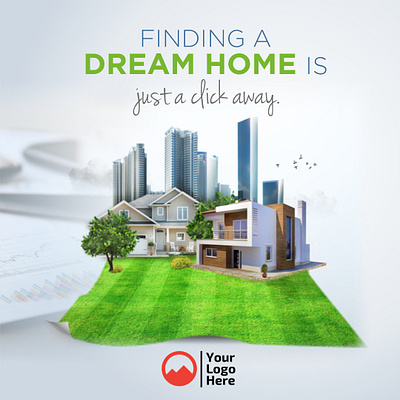 Finding A Dream Home - Social Media Banner Design design digital marketing digital marketing agency facebook ad instagram post post post design promotional design promotions social media banner social media design socialmedia