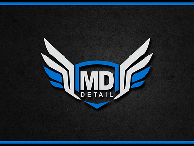 MD Detail Automotive adobe illustrator branding logo