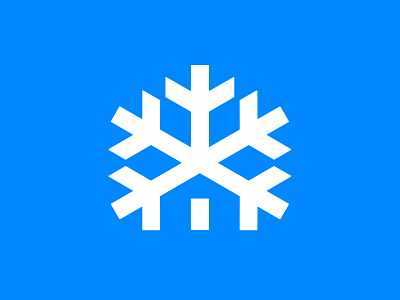 wip house house logo icon logo mark snowflake snowflake logo symbol