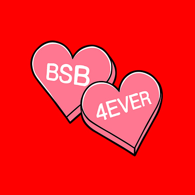 Backstreet Boys - 2020 Valentines Merch line graphicdesign illustration merchandise