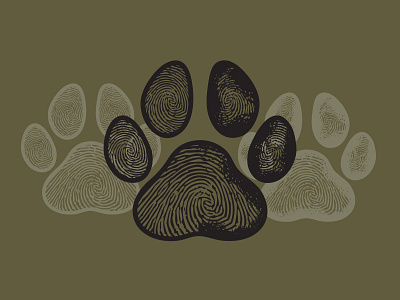 Paw Prints animal dog grunge paw print texture