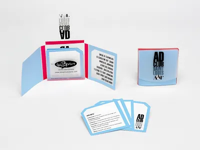 Ad Club Membership Kit by Sneller advertising branding custom packaging made in usa marketing packaging presentation packaging promotion promotional packaging sneller creative