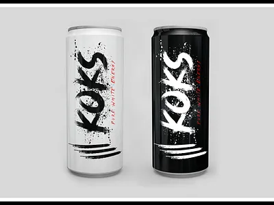 "KOKS" Energy drink packagingdesign