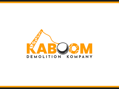 "KABOOM" Company adobe illustrator branding logo