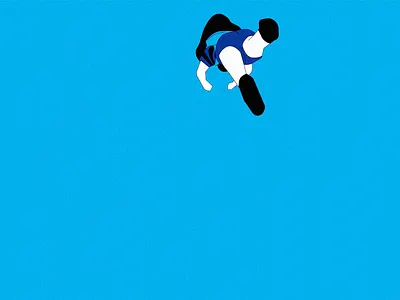 Falling action cel illustration illustrator stillframe vector