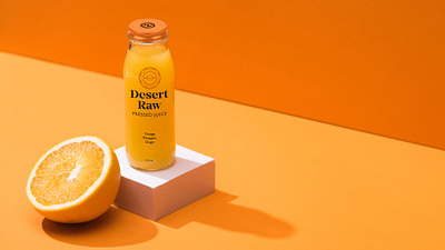 Desert Raw Juice Bottle System beverage bottle consumer goods hoodzpah juice logo logo system packaging retail