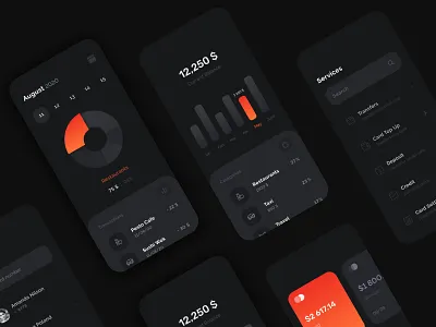 Banking App Concept app banking app design ui ux wallet app