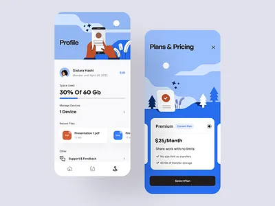Online backup service - Exploration design exploration file icon icon design illustration mobile online storage ui upload userinterface