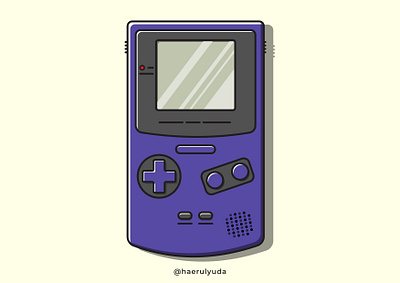 Game Boy Color 90s art artwork classic design game boy games graphic graphic design graphics icon iconic illustration illustrator japan nintendo old vector vector art vintage