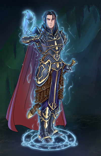 D&D Character Art characterdesign digital art digital painting dungeonsanddragons fantasy illustration