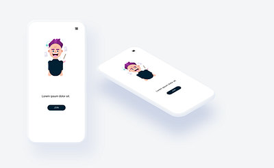 Mobile Design: Simple isometry design isometric