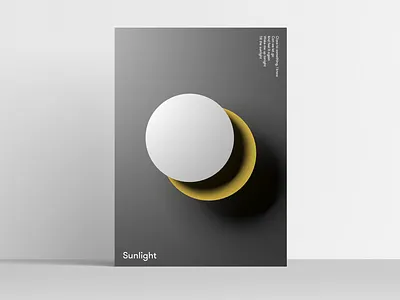 Sunlight Deepshape Poster 3d 3d art 3d artist 3ds 3ds max 3dscene 3dsmax branding design graphic design graphicdesign graphicdesigner lettermarkexploration poster a day poster art poster design