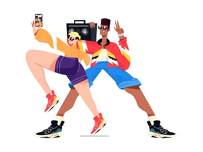 Character 80s aftereffects animation character characters design dribbble illustration minimal motion