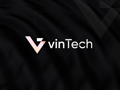 vintech - technology logo best logo best logo designer in dribbble branding creative fintech logo identity logo design mark minimal modern logo modern logo designer monogram tech logo