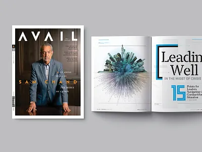 AVAIL The Journal art direction branding coronavirus corporate branding editorial design logo photoillustration