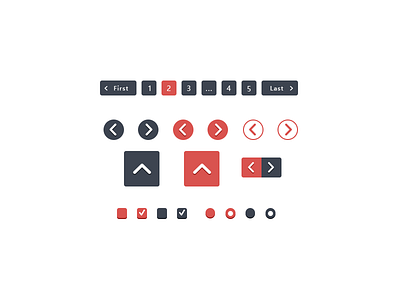 DailyUI 085- Pagination 085 arrow checkbox checkboxes color daily 100 challenge dailyui dailyuichallenge icon interaction design mobile app mobile ui pagination radio button switch ui design ux design uxdesign uxui web design