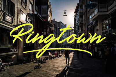 Ringtown Brush art branding brush font brush lettering brush pen illustration lettering logotype modern calligraphy modern calligraphy font type typography