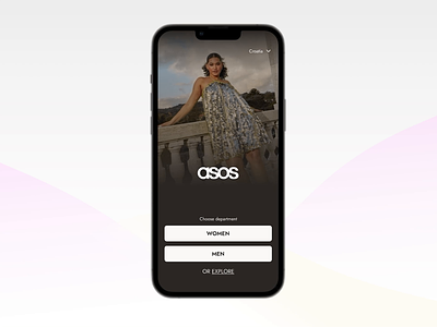 ASOS iOS app redesign concept 2022 app asos case study clean design fashion figma ios modern redesign ui uidesign
