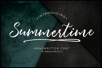 Summertime branding brush font brush lettering illustration lettering logo logotype modern calligraphy modern calligraphy font typography